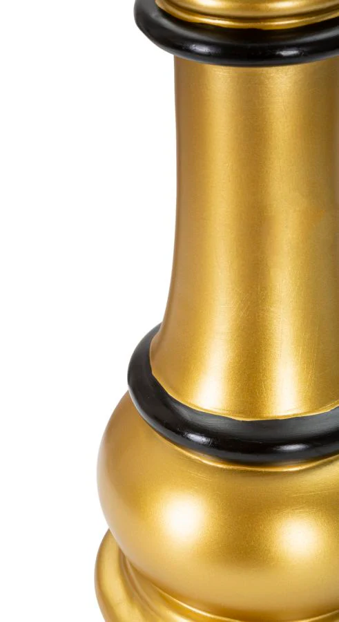 Regina degli Scacchi in Oro e Nero - Eleganza e Stile cm ø 15x50 - Image 4