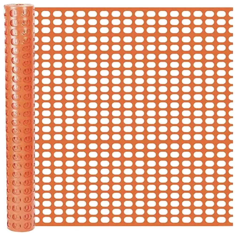 Rete cantiere arancione 140 gr/mq rotolo 120 cm x 50 m