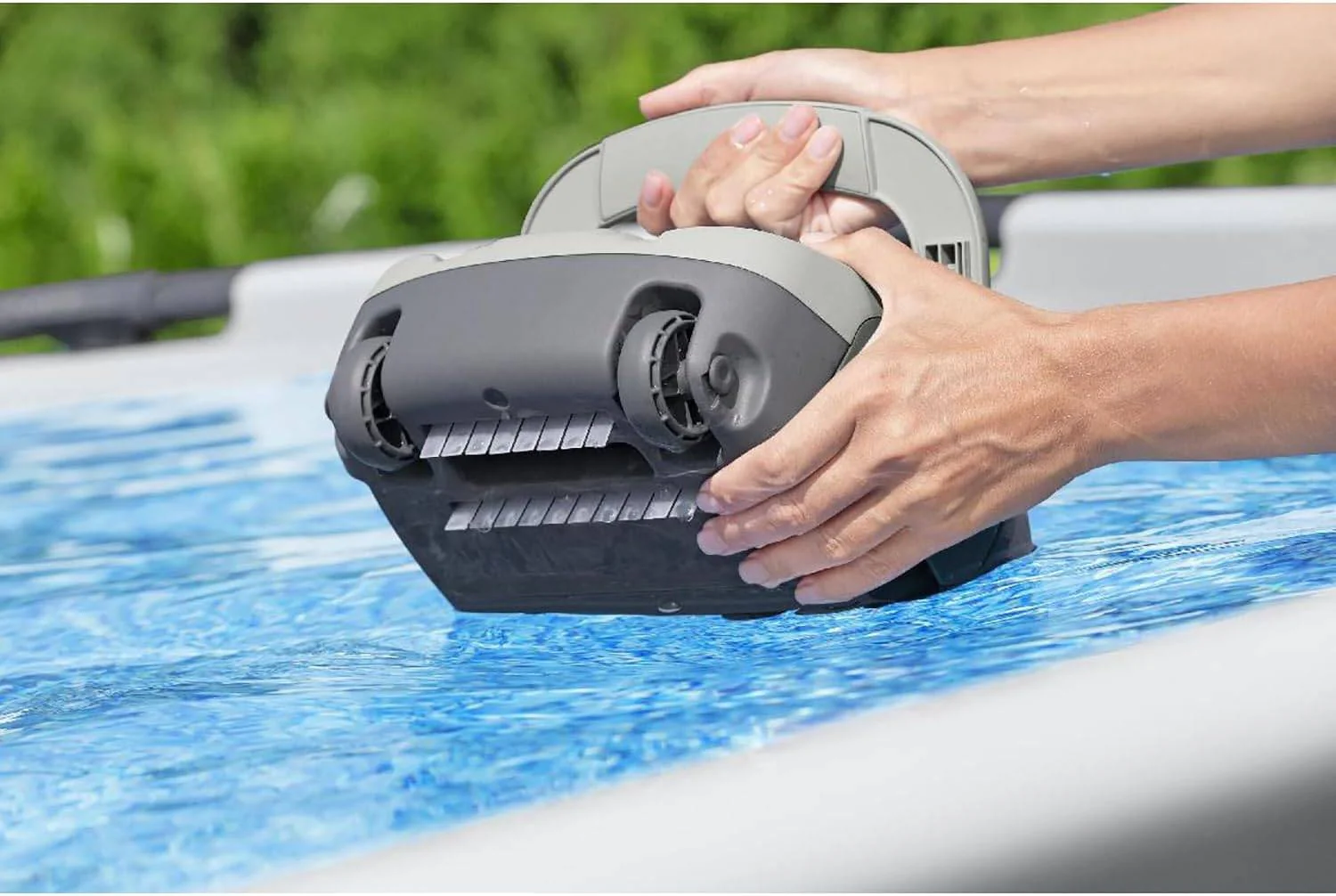 Robot Pulitore Piscina Senza Fili – Batteria 30 Min, Aspira Detriti - Image 6