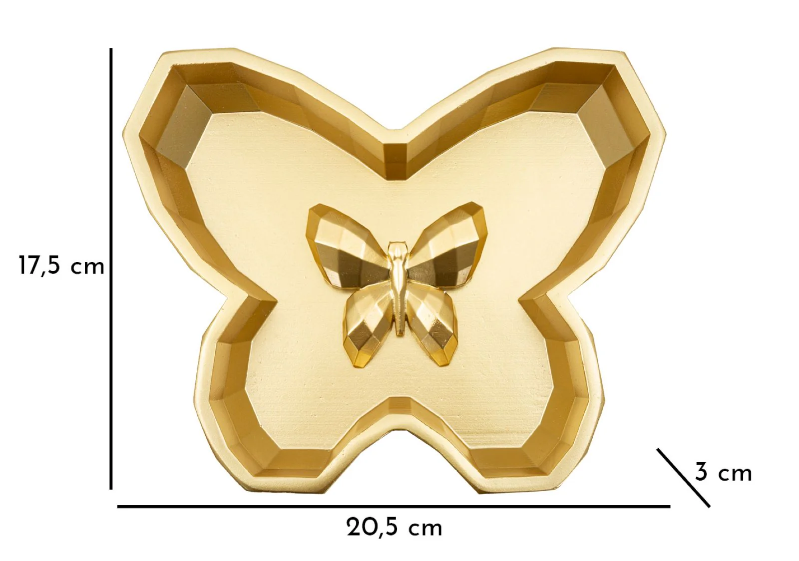 S/TASCHE BUTTERFLY CM 20,5X17,5X3 Elegante Svuotatasche Design Unico - Image 7