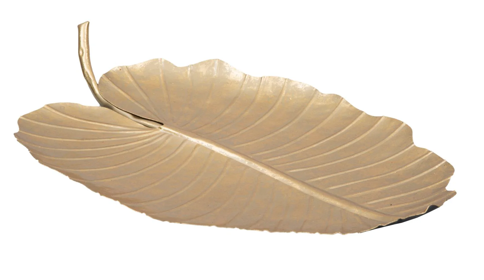 Svuotatasche Foglia Glam in Metallo Dorato - 23x2x35,5 cm - Image 3