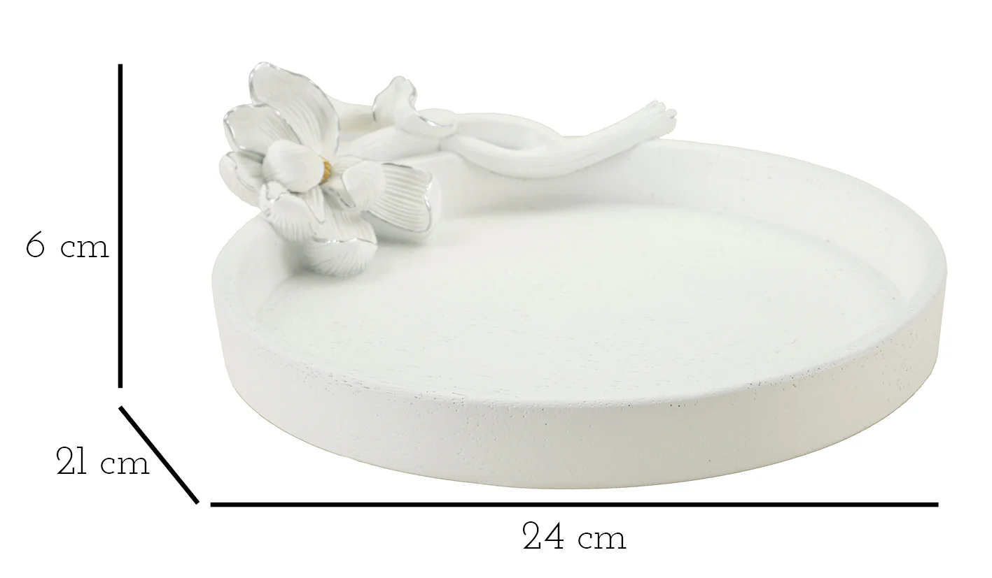 Vassoio S/vuoti tasche Magnolia 24x21x6 cm - Image 7