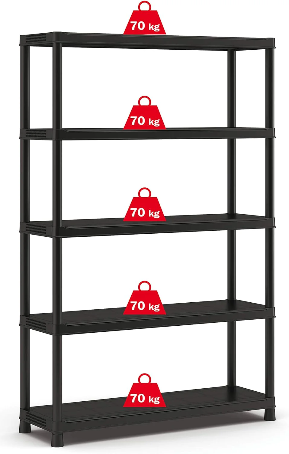 SCAFFALE RESINA PLUS 120X40X187H - Image 4