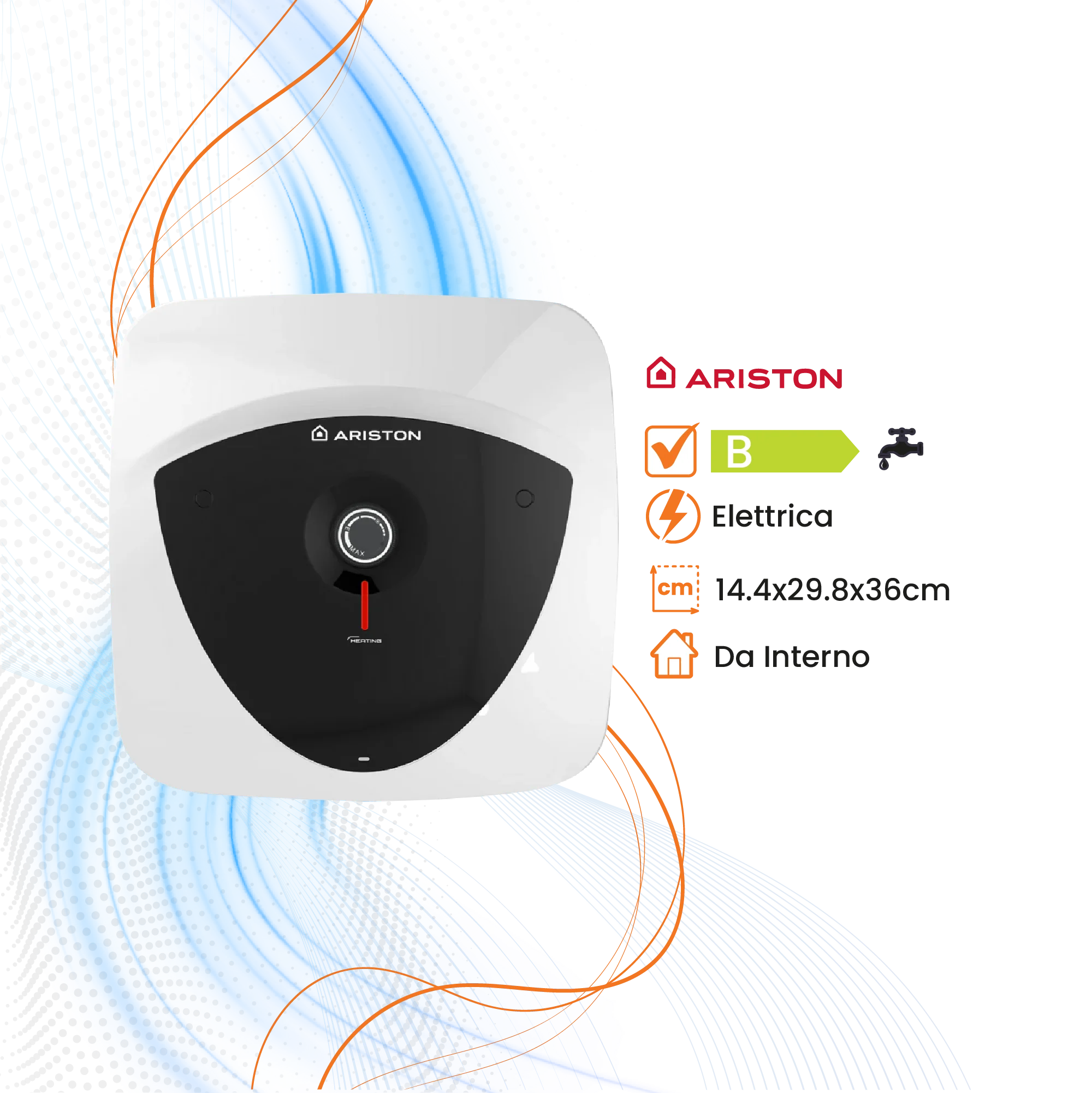 Scaldabagno Ariston Andris Lux Elettrico Sopralavello/Sottolavello