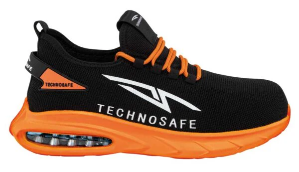Scarpa sicurezza S1P arancione con puntale composito, suola IRS, antistatica e metal free