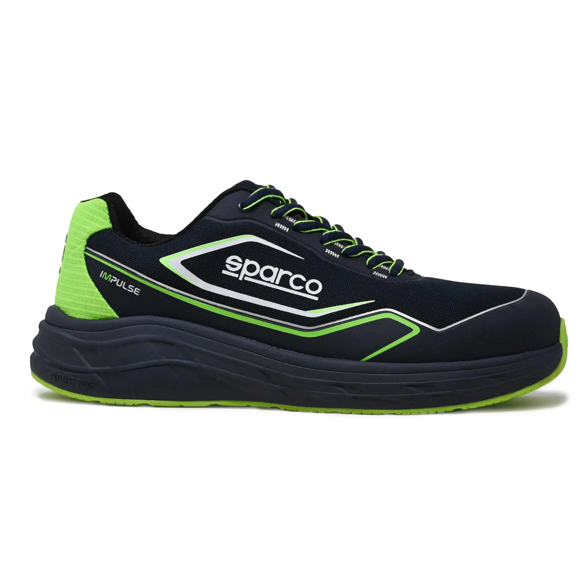 Scarpa Antinfortunistica Sparco Willen S1P Verde Fluo/Nero - Image 2