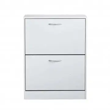 Scarpiera Sally Bianca: Legno, cm 60x24x80 - Image 2