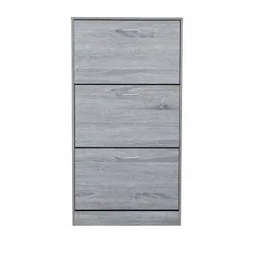 Scarpiera Vicky Grigio Chiaro: Legno, cm 60x24x115 - Image 2