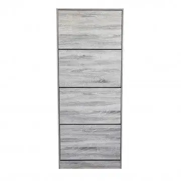 Scarpiera Wendy Grigio Chiaro: Legno, cm 60x24x150 - Image 2