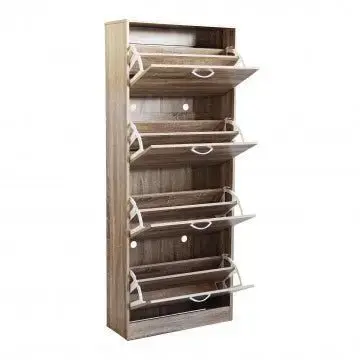 Scarpiera Wendy Naturale: Legno, cm 60x24x150 - Image 3