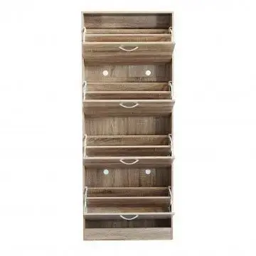 Scarpiera Wendy Naturale: Legno, cm 60x24x150 - Image 4
