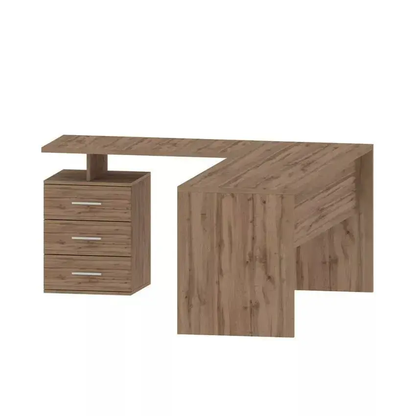Scrivania Angolare New Selina 180-160 x 60 x 75 cm in Rovere - Image 5