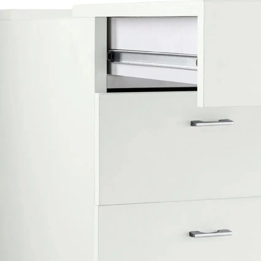 Scrivania SLIDING 100  design moderno larice bianco acero pereira - Image 20