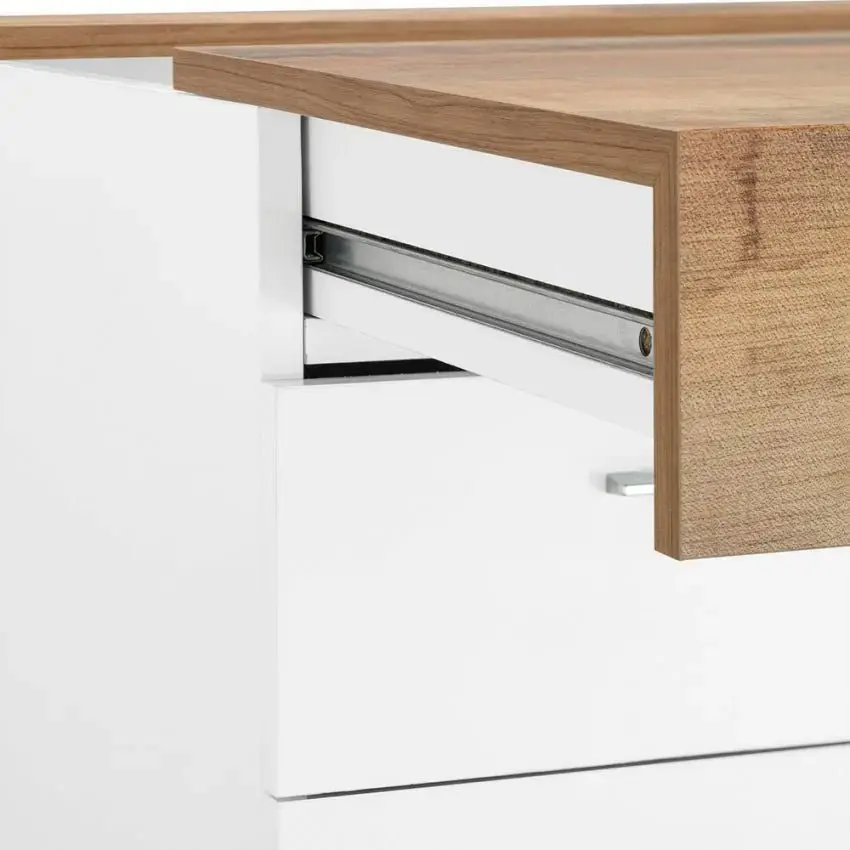 Scrivania SLIDING 100  design moderno larice bianco acero pereira - Image 37