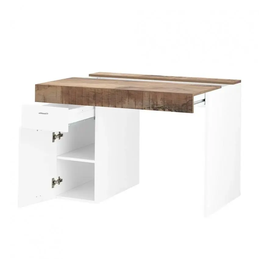 Scrivania SLIDING 100  design moderno larice bianco acero pereira - Image 39