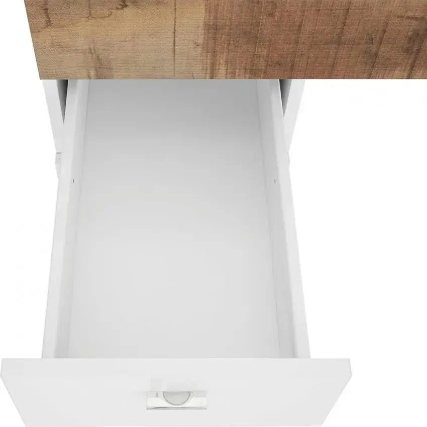 Scrivania SLIDING 100  design moderno larice bianco acero pereira - Image 6