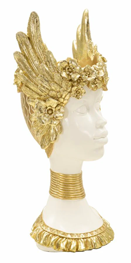 Scultura di Athena con Ali Dorate - Dimensioni 17,5x17x38 cm - Image 2