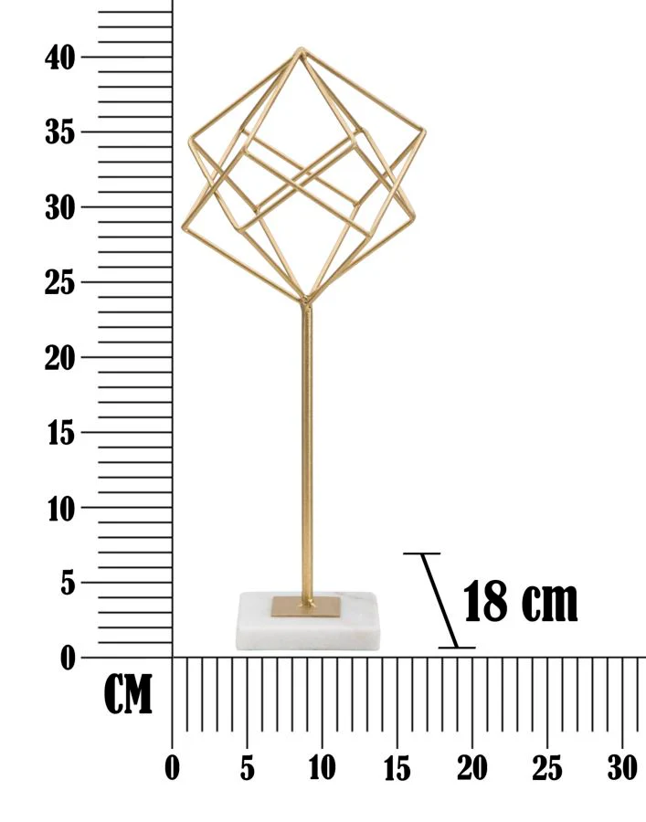 Scultura Geometrica Elegante cm 16x18x41,5 - Image 6