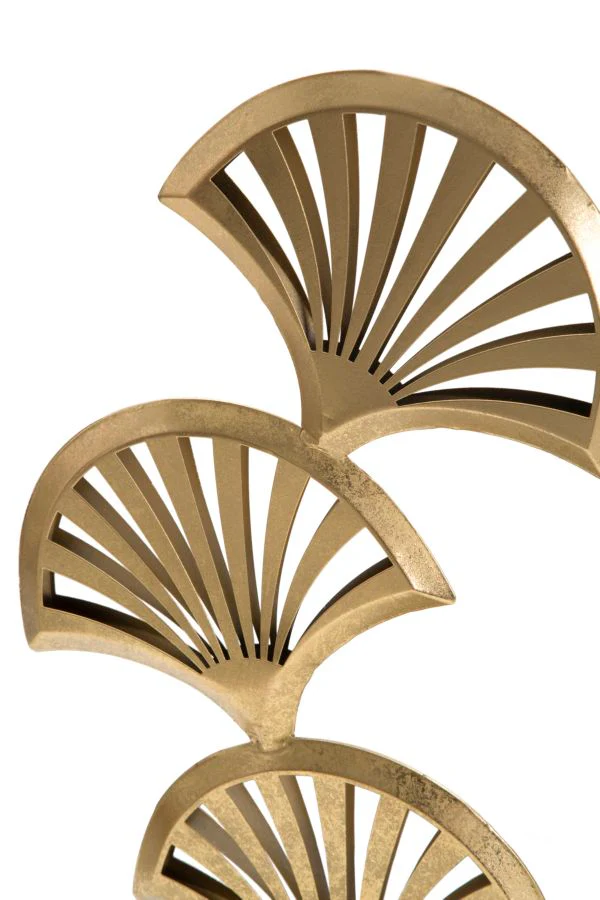 Scultura Elegante Foglia Triply 23,5x10x44 cm - Image 2