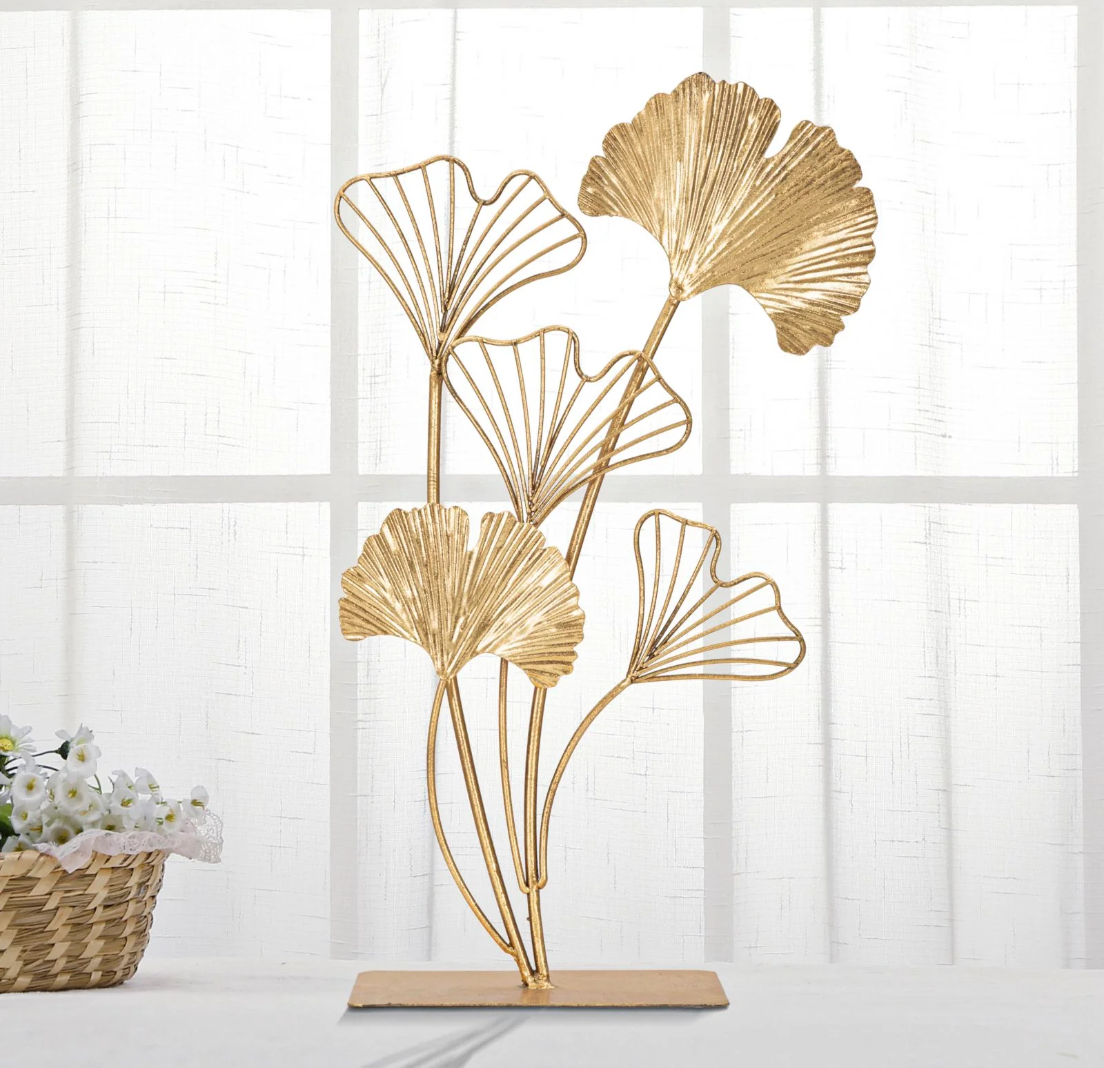 Scultura Foglia Elegante cm 26x11,5x44,5 - Image 5