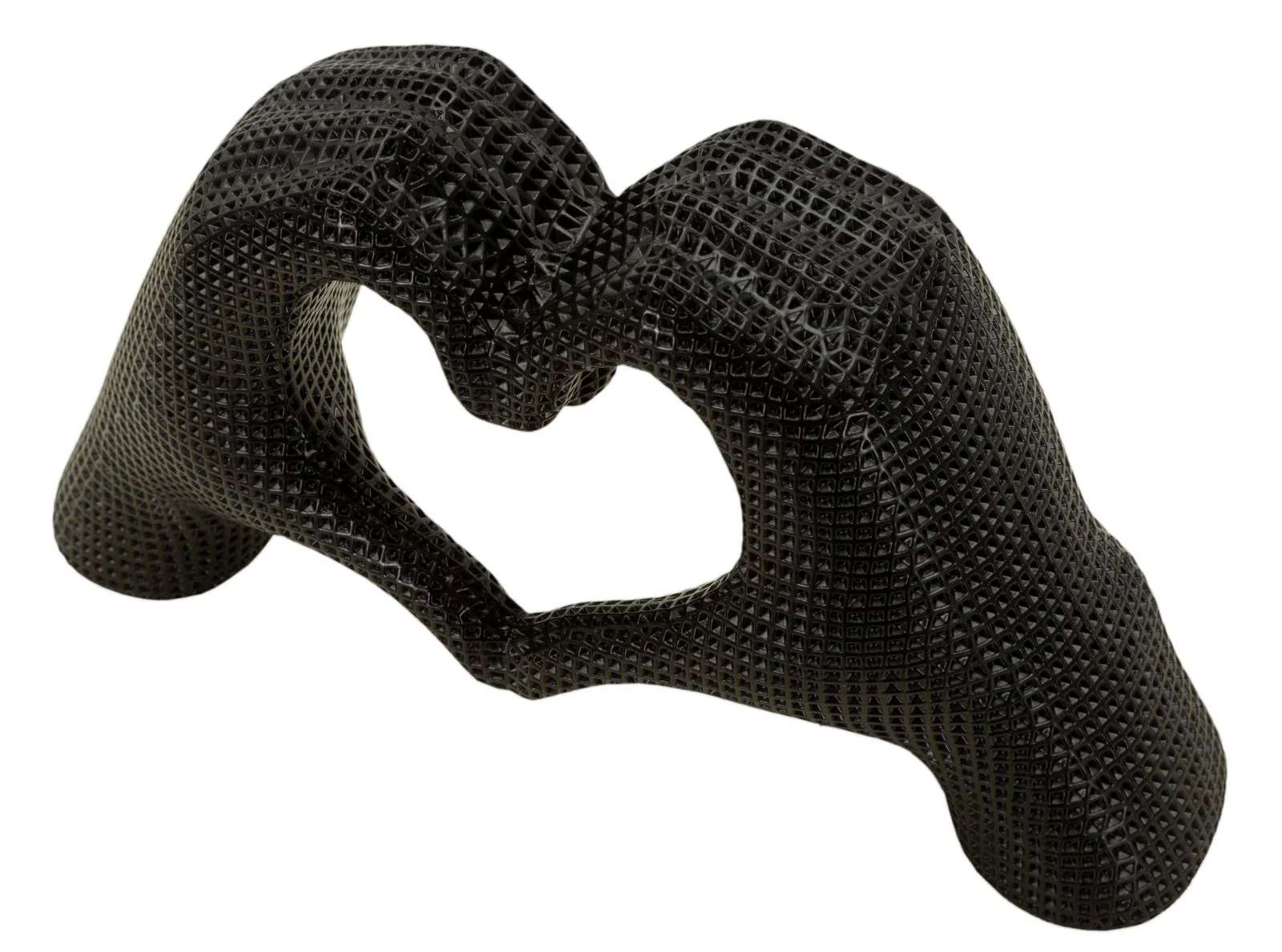 Scultura Lover Black Cm 25X7,5X13,5 Per Decorare Con Amore - Image 3