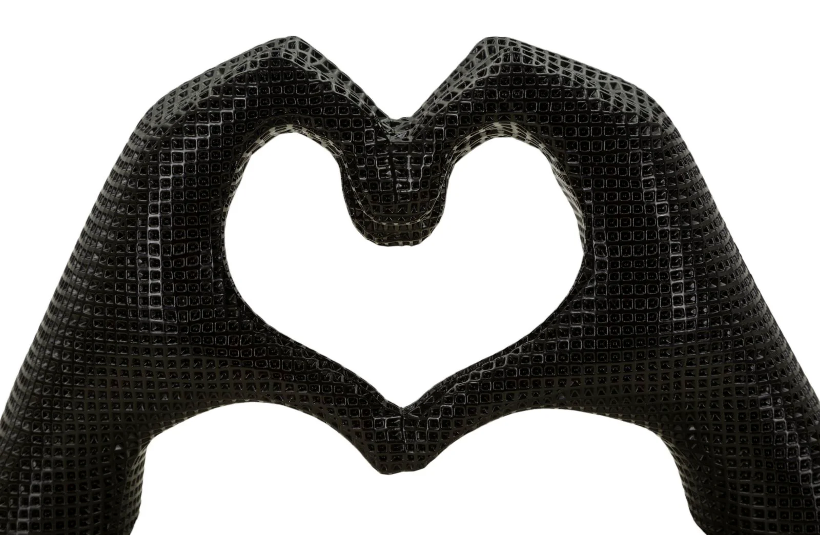 Scultura Lover Black Cm 25X7,5X13,5 Per Decorare Con Amore - Image 4