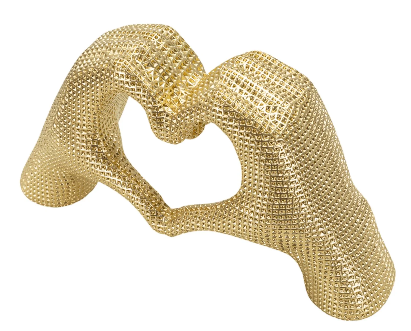 Scultura Lover Gold Cm 25X7,5X13,5 Per Ogni Ambiente Elegante - Image 3