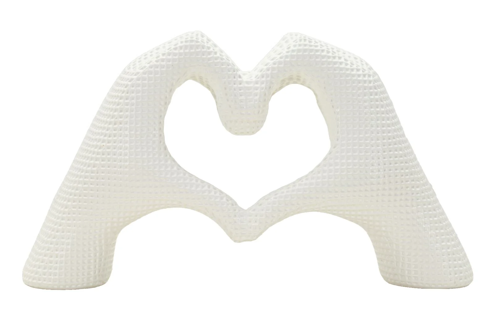 Scultura Lover White Cm 25X7,5X13,5 Per Decorare Con Amore