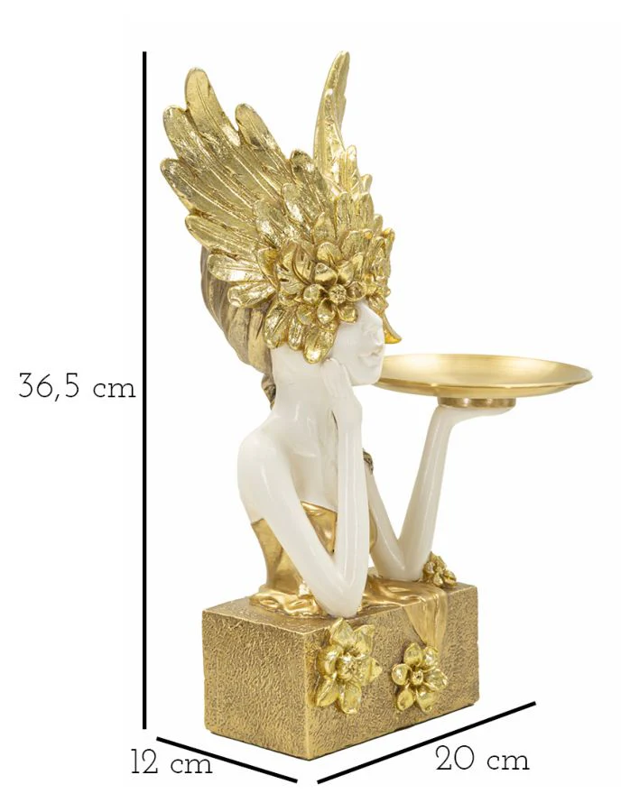 Scultura di Minerva Elegante 20x12x36,5 cm - Image 7