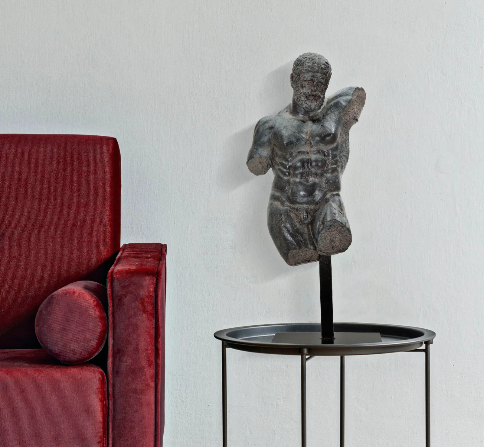 Scultura D'Artista Uomo 26x22x57,5 cm - Image 6