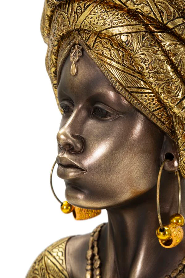 Scultura Africana Elegante 21x16x38 cm - Image 3
