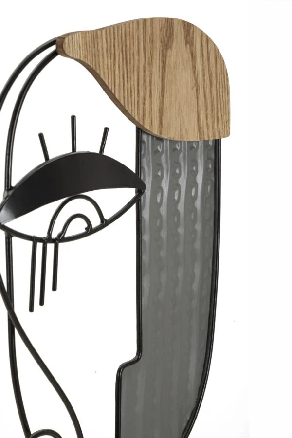 Scultura Cubista Elegante 24x8,5x49 cm - Image 3