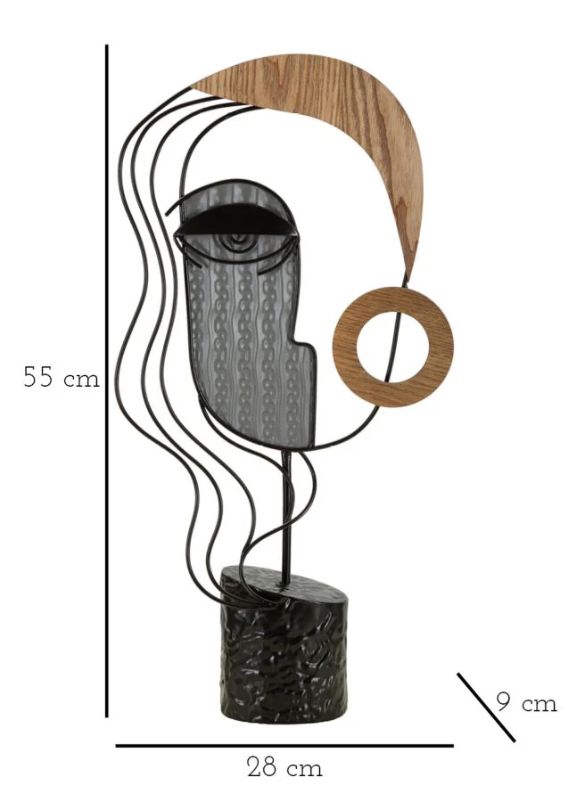 Scultura Cubista Picassy 28x9x55 cm - Image 6