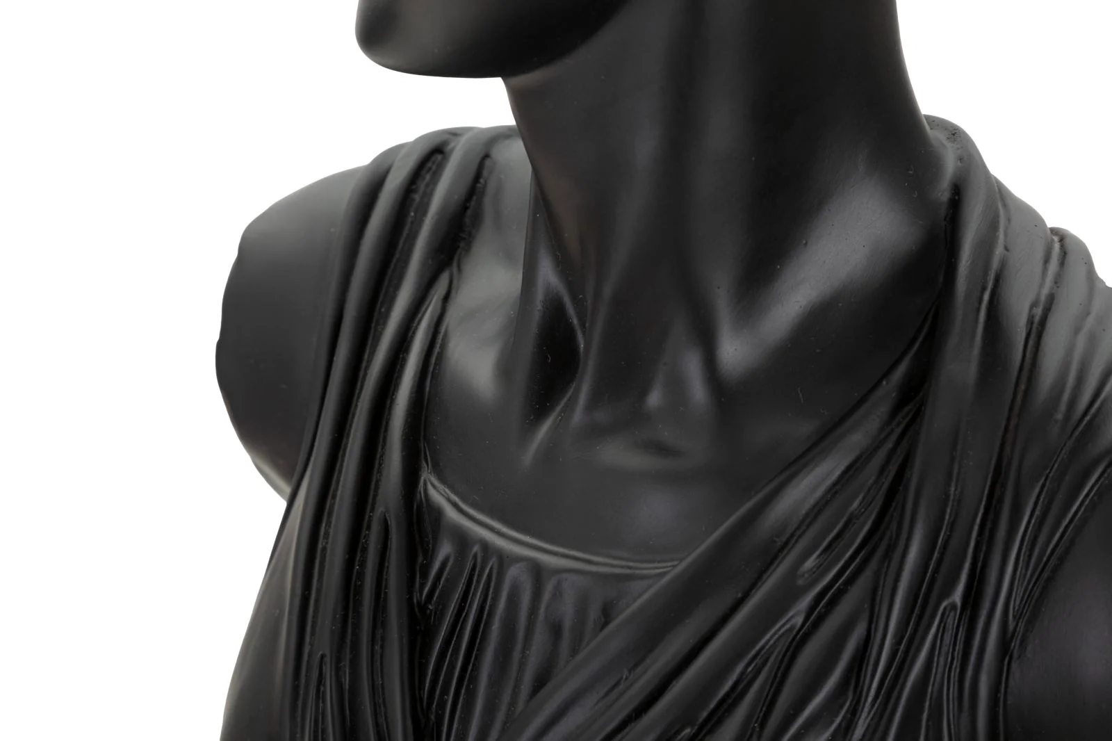 Scultura Donna Romana Nera 22x16x41 cm - Image 4