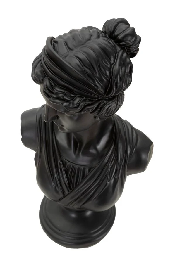 Scultura Donna Romana Nera 22x16x41 cm - Image 5
