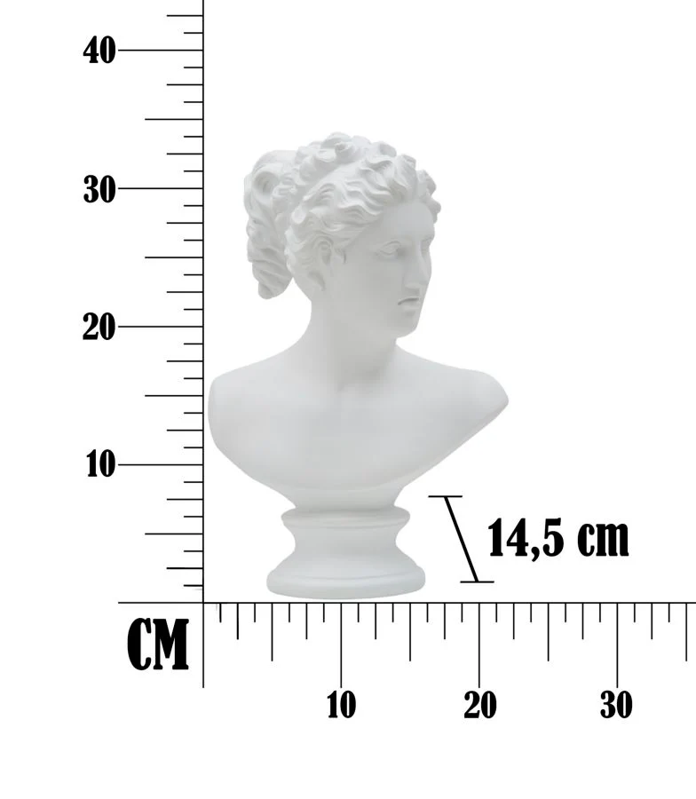 Scultura Elegante Donna Romana 21,5x14,5x34 cm - Image 6