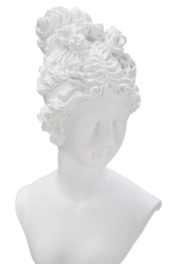 Scultura Elegante di Donna con Base - 11x10,5x35,5 cm - Image 3