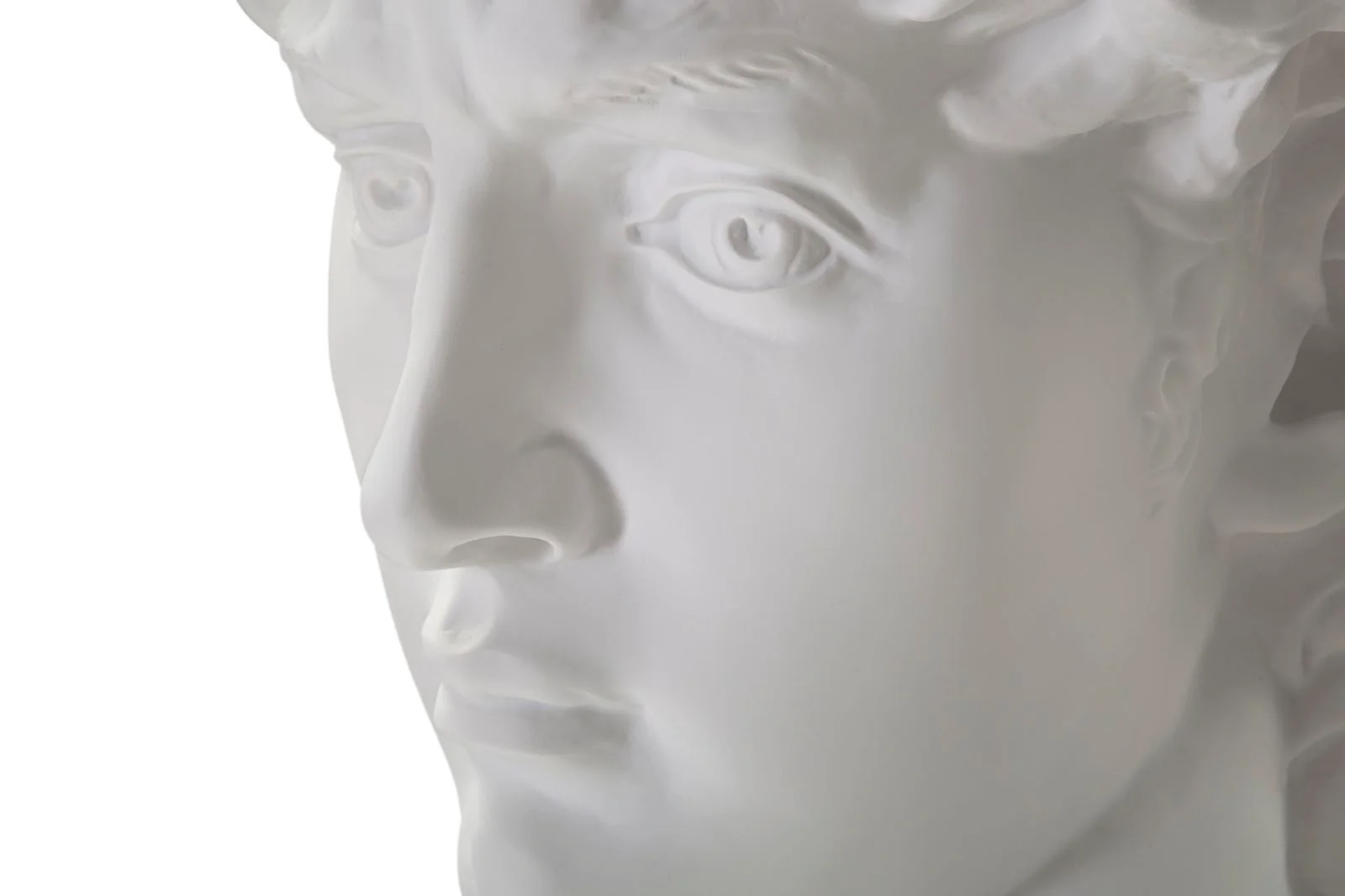 Testa Antica Bianca Scultura Elegante 44x35,5x60 cm - Image 3