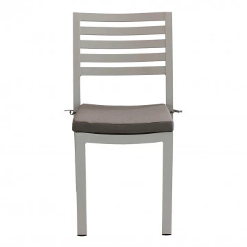 Sedia Formentera con cuscino - Alluminio e Tessuto, cm 46 x 62 x 84 h - Image 12