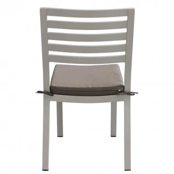 Sedia Formentera con cuscino - Alluminio e Tessuto, cm 46 x 62 x 84 h - Image 13