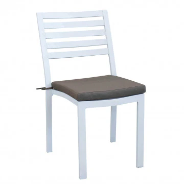Sedia Formentera con cuscino - Alluminio e Tessuto, cm 46 x 62 x 84 h - Image 17