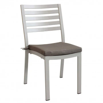 Sedia Formentera con cuscino - Alluminio e Tessuto, cm 46 x 62 x 84 h - Image 19