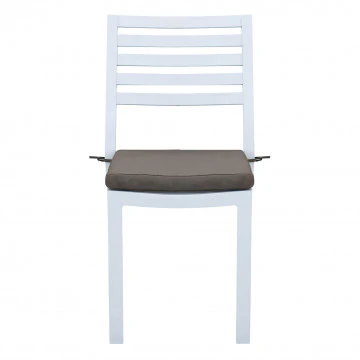 Sedia Formentera con cuscino - Alluminio e Tessuto, cm 46 x 62 x 84 h - Image 6