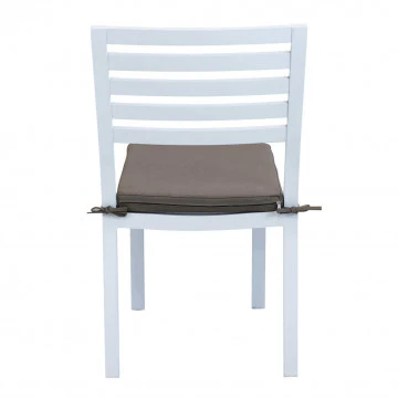 Sedia Formentera con cuscino - Alluminio e Tessuto, cm 46 x 62 x 84 h - Image 7