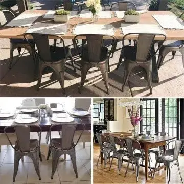 Sedia Gardena - Sedia in metallo con dimensioni di cm 53 x 45 x 85 h - Image 7