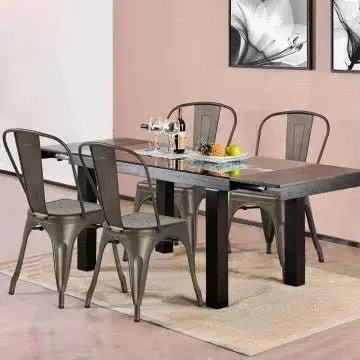 Sedia Gardena - Sedia in metallo con dimensioni di cm 53 x 45 x 85 h - Image 8
