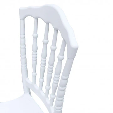 Sedia impilabile Trudy In polipropilene bianco - Dimensioni: 40 x 39 x 92 cm - Image 5