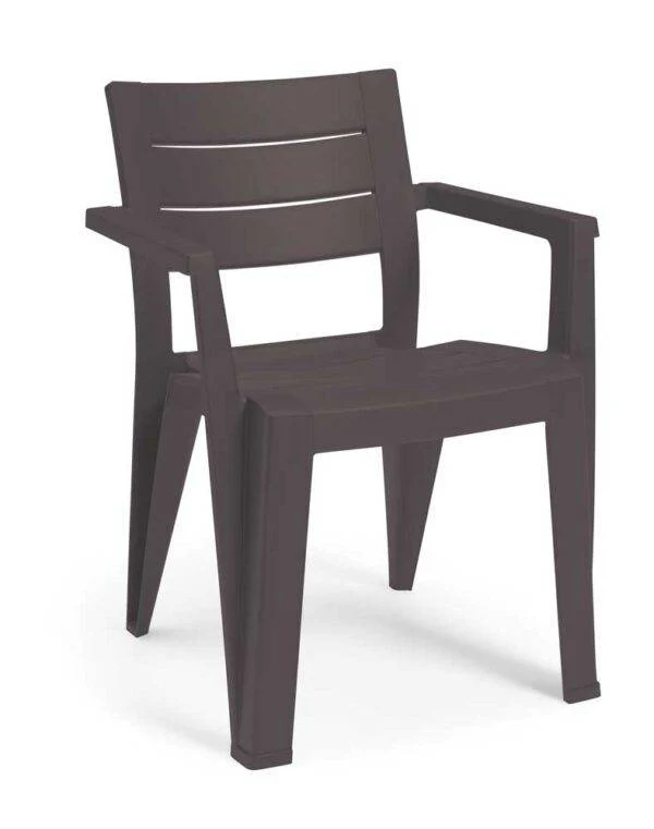 Sedia Julie Keter – Ergonomica, Resistente, Effetto Legno, 5 Colori - Image 5