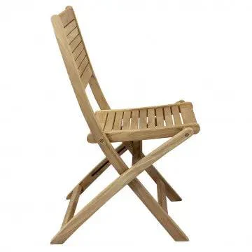 Sedia pieghevole Mirage in teak marrone Dimensioni: cm 42 x 51 x 85 h - Image 3