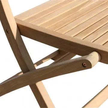 Sedia pieghevole Mirage in teak marrone Dimensioni: cm 42 x 51 x 85 h - Image 5